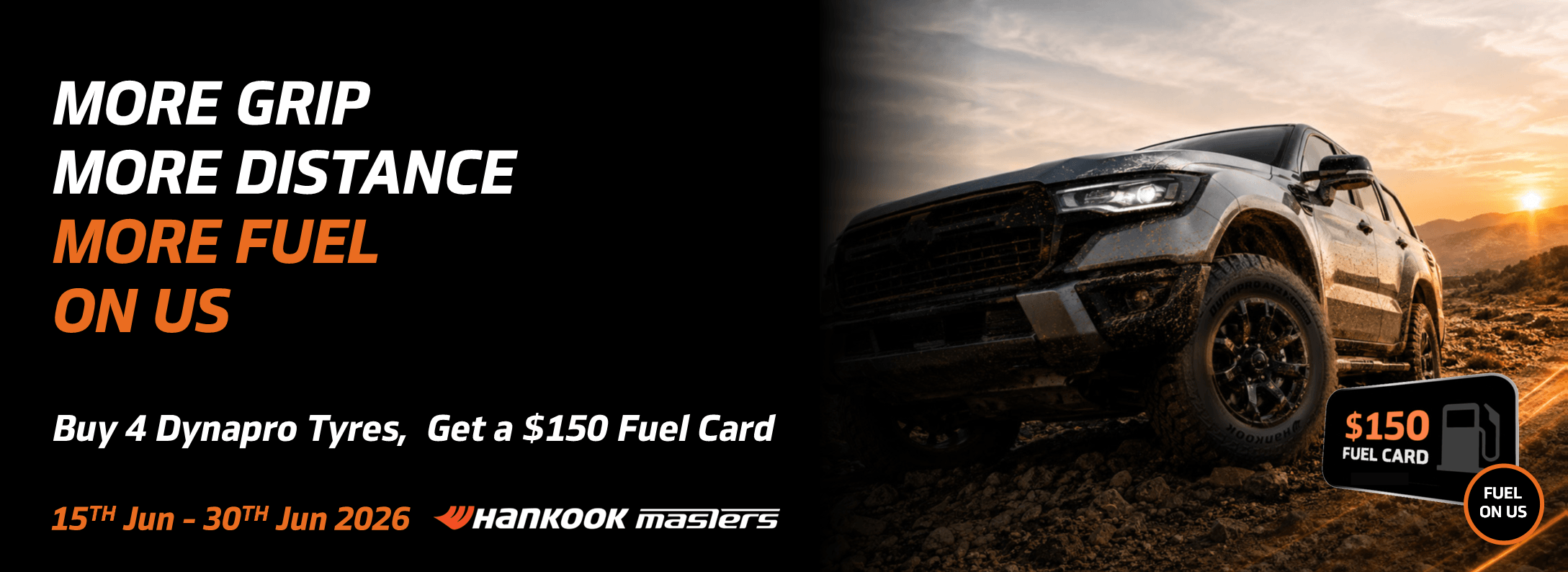 HANKOOK MASTERS FUEL CARD PROMOTION