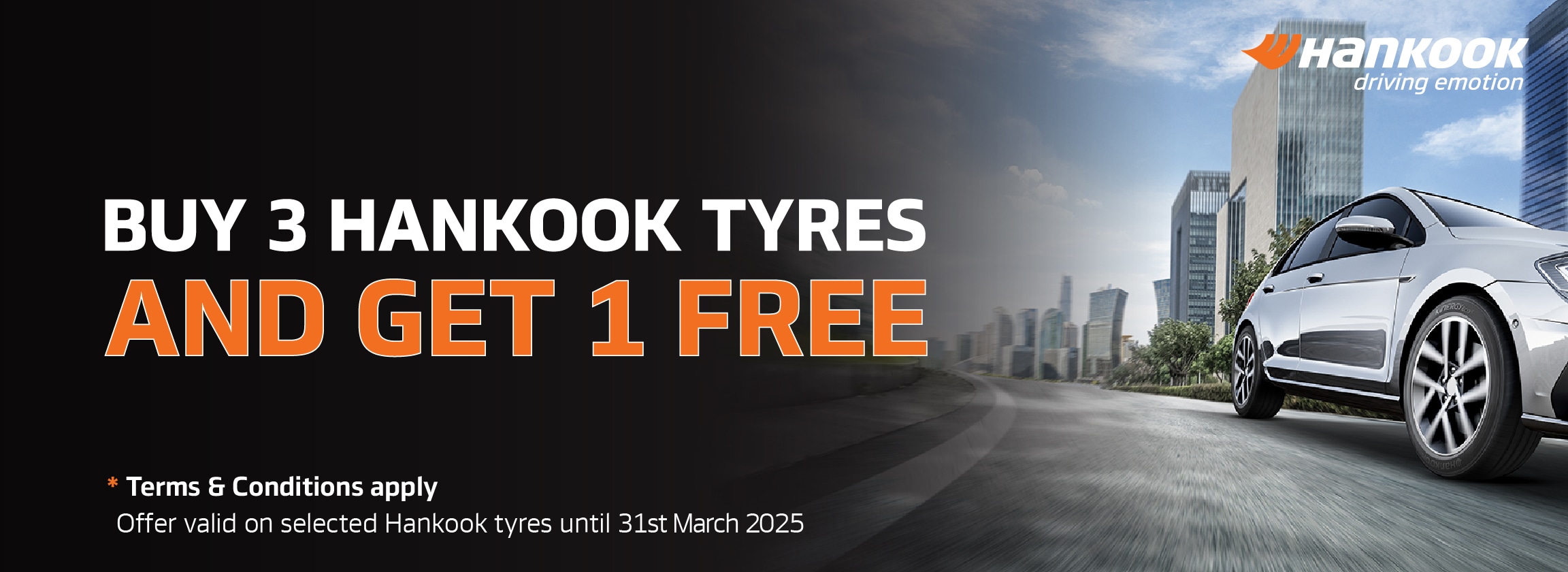 Hankook – Buy 3 Get 1 Free Promotion