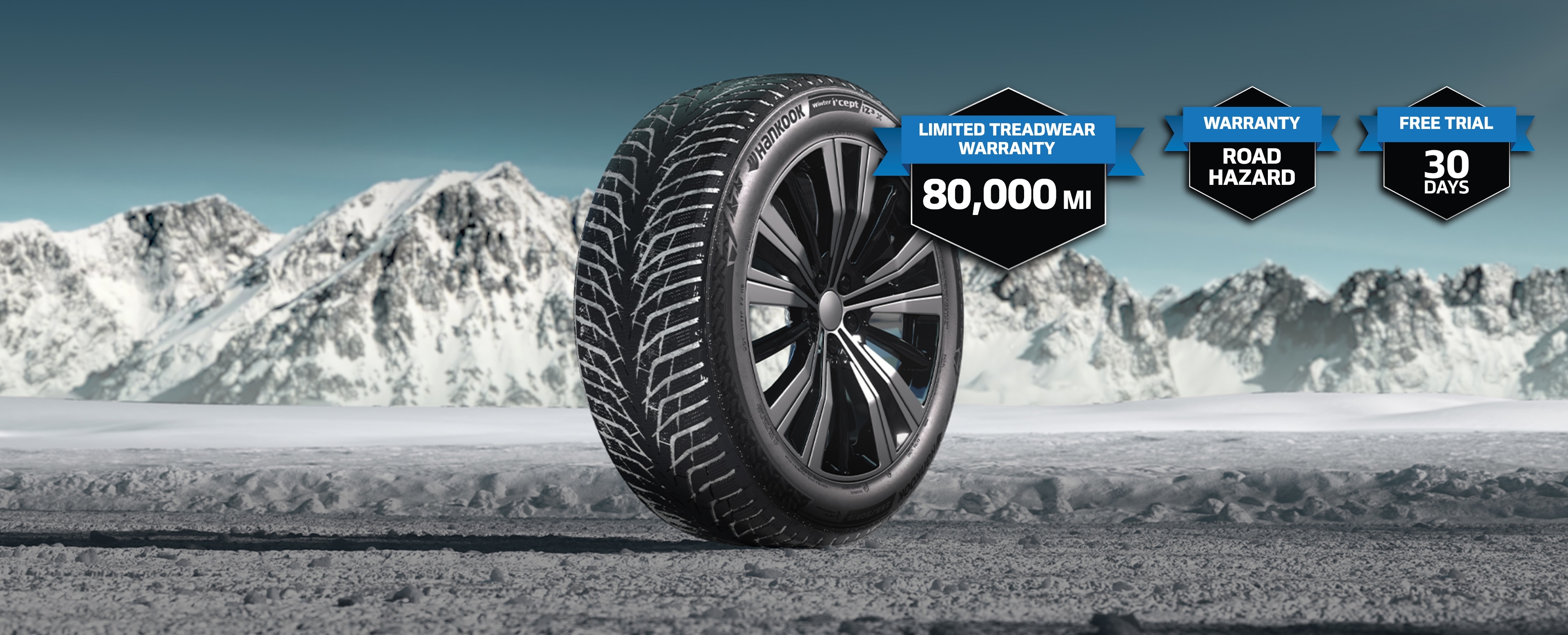 Hankook Tire & Technology-Tires-Winter I Cept-Winter I Cept IZ2-W616-Optimized directional pattern design for maximum studless safety even in the harshest winter conditions