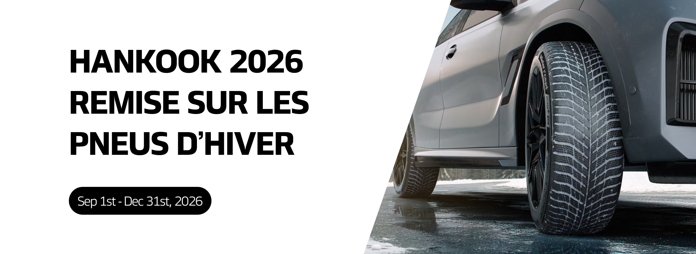 HANKOOK 2026 REMISE SUR LES PNEUS D’HIVER