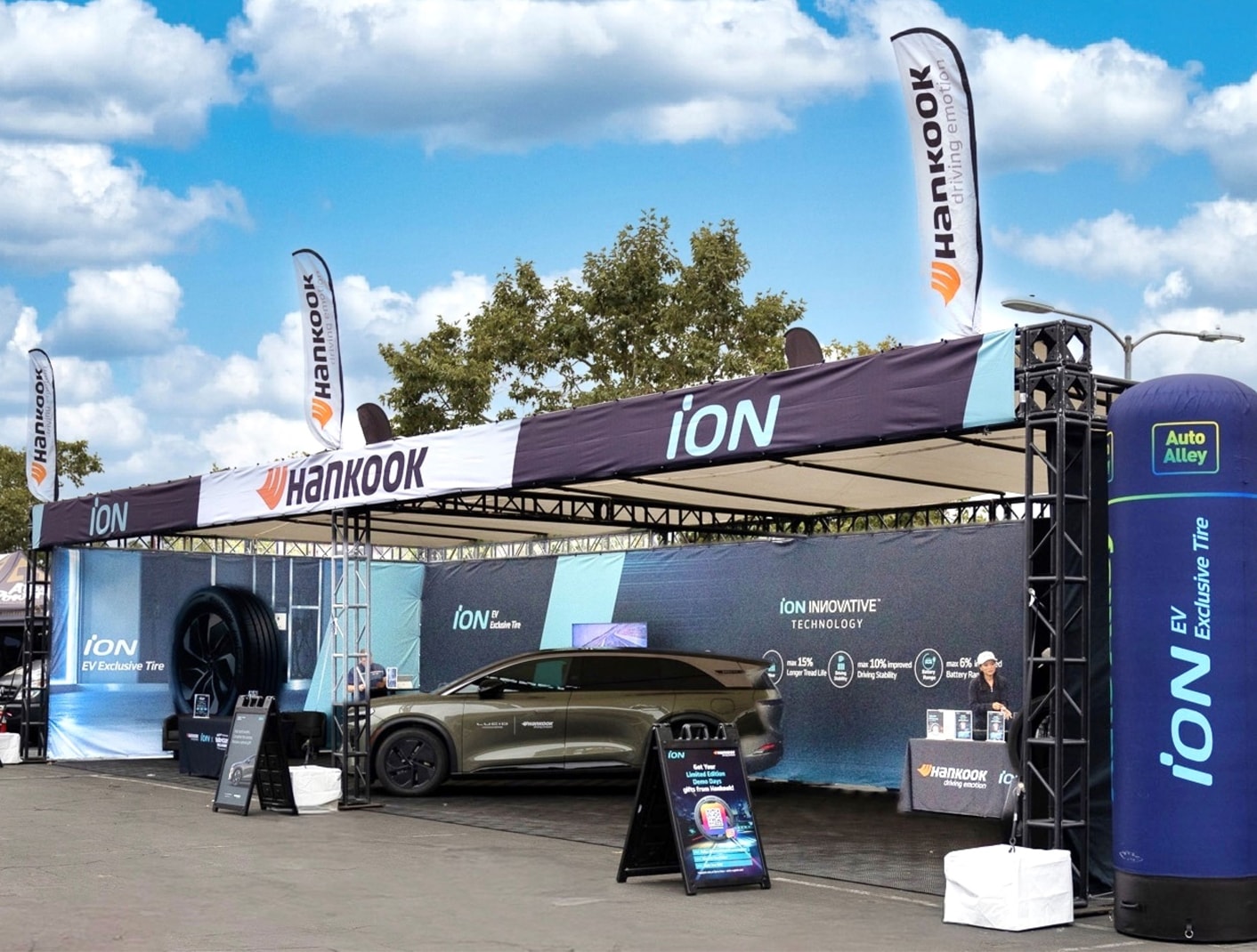 Hankook Tire Brings EV-Exclusive iON Technology to Demo Days Bay Area