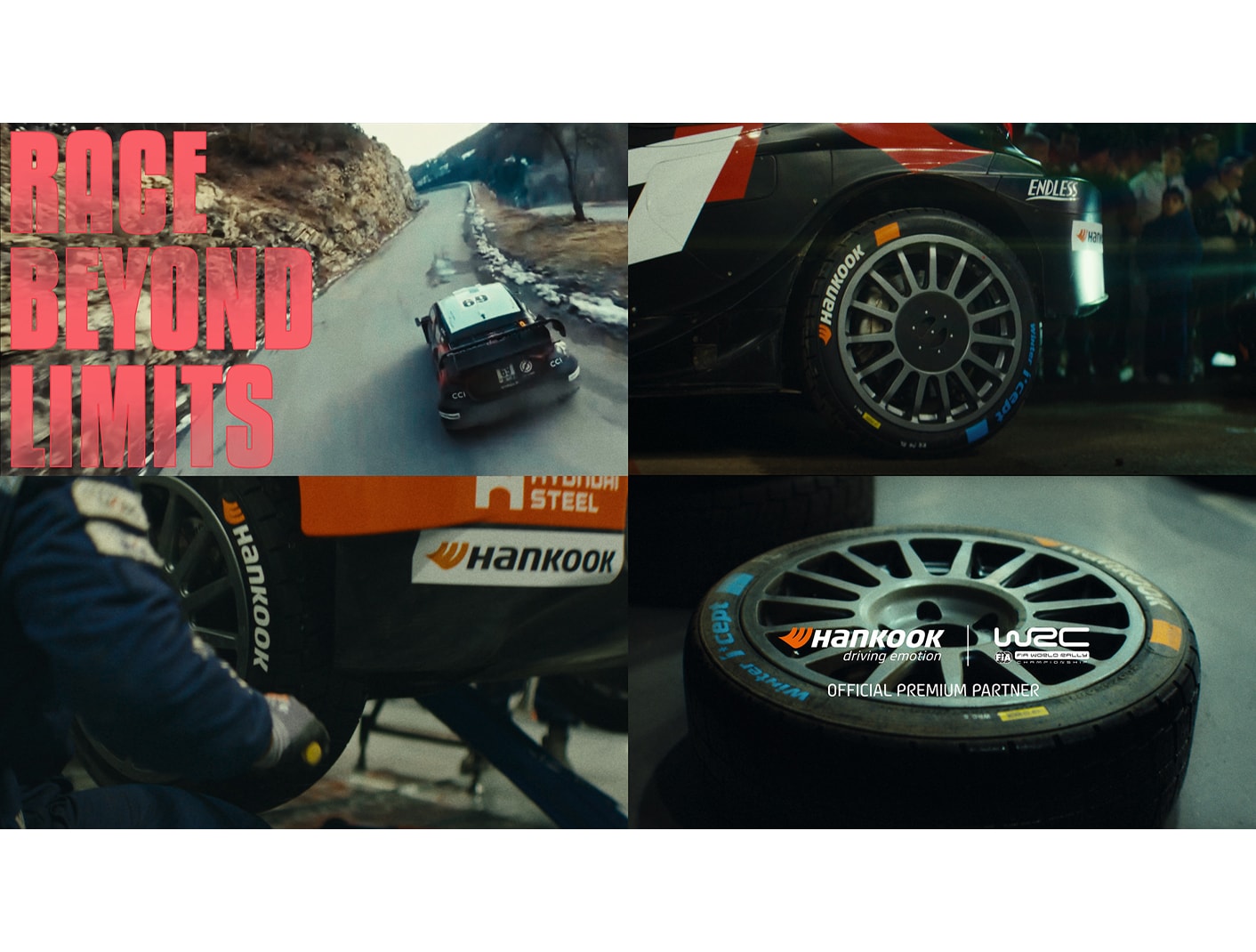 Hankook Tire presenta su primer vídeo de marca sobre el WRC, celebrando una "carrera sin límites".