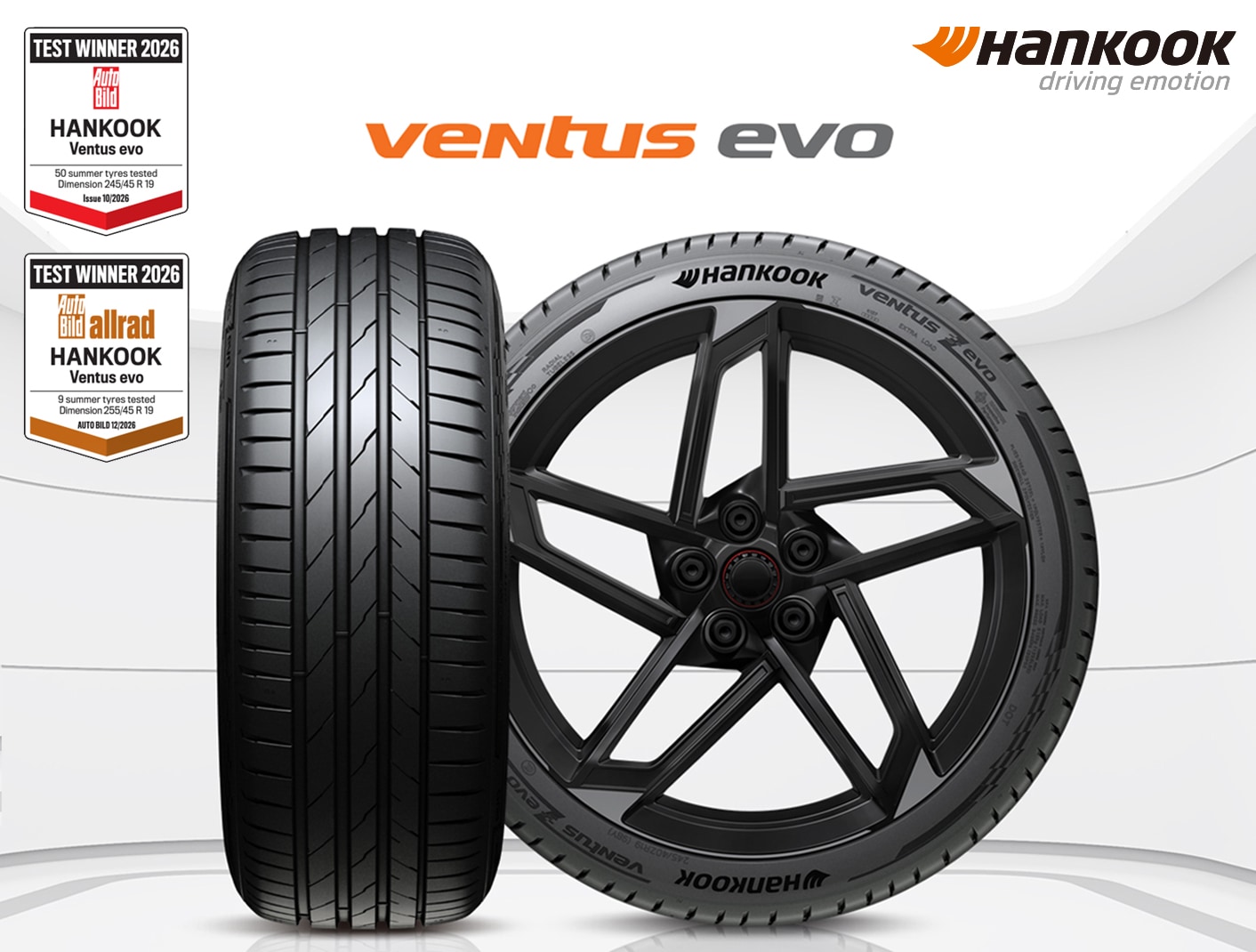Hankook Tire triunfa en las pruebas de llantas de verano de Auto Bild y AvD