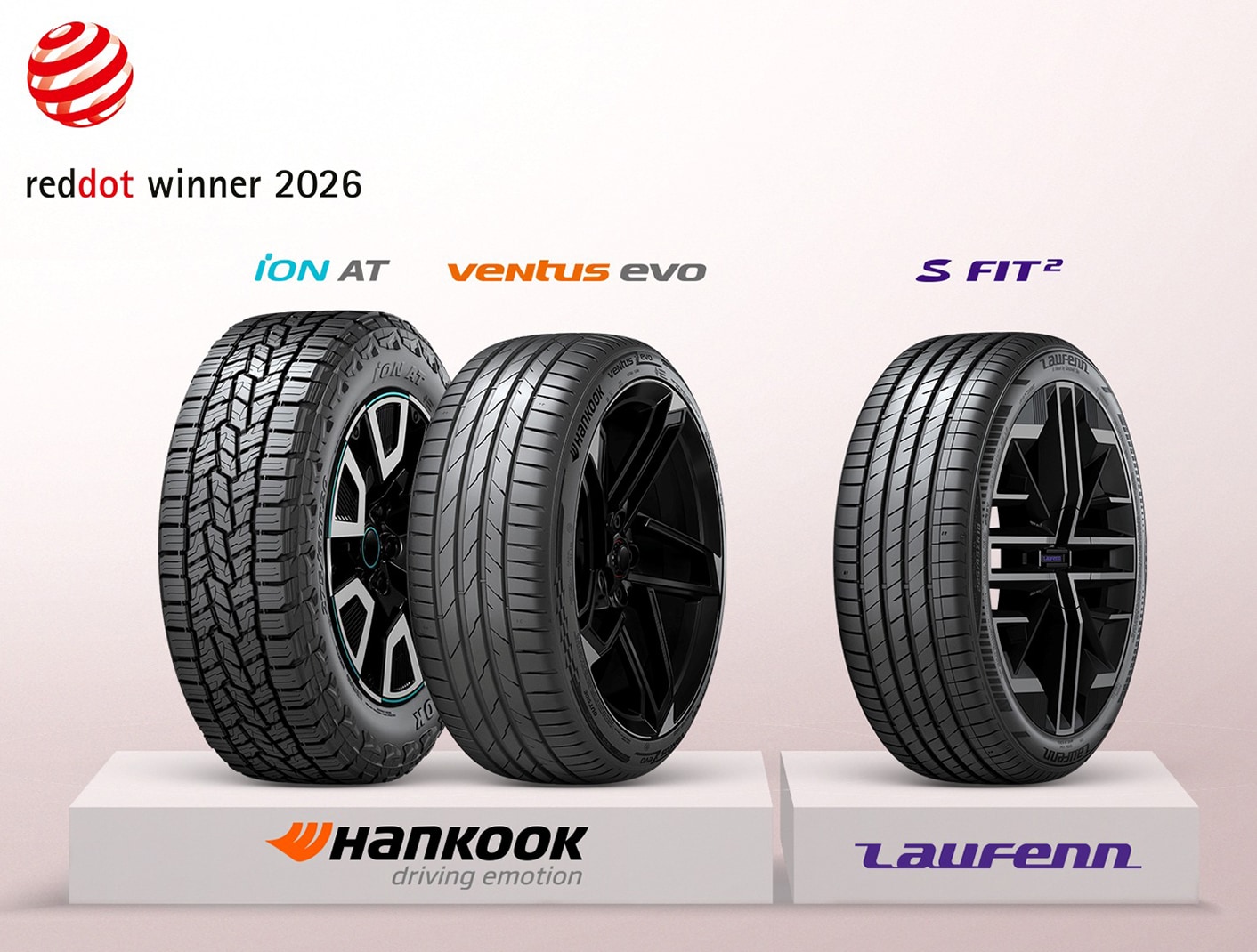 Hankook Tire remporte trois distinctions dans la catégorie Product Design du «Red Dot Design Award 2026»