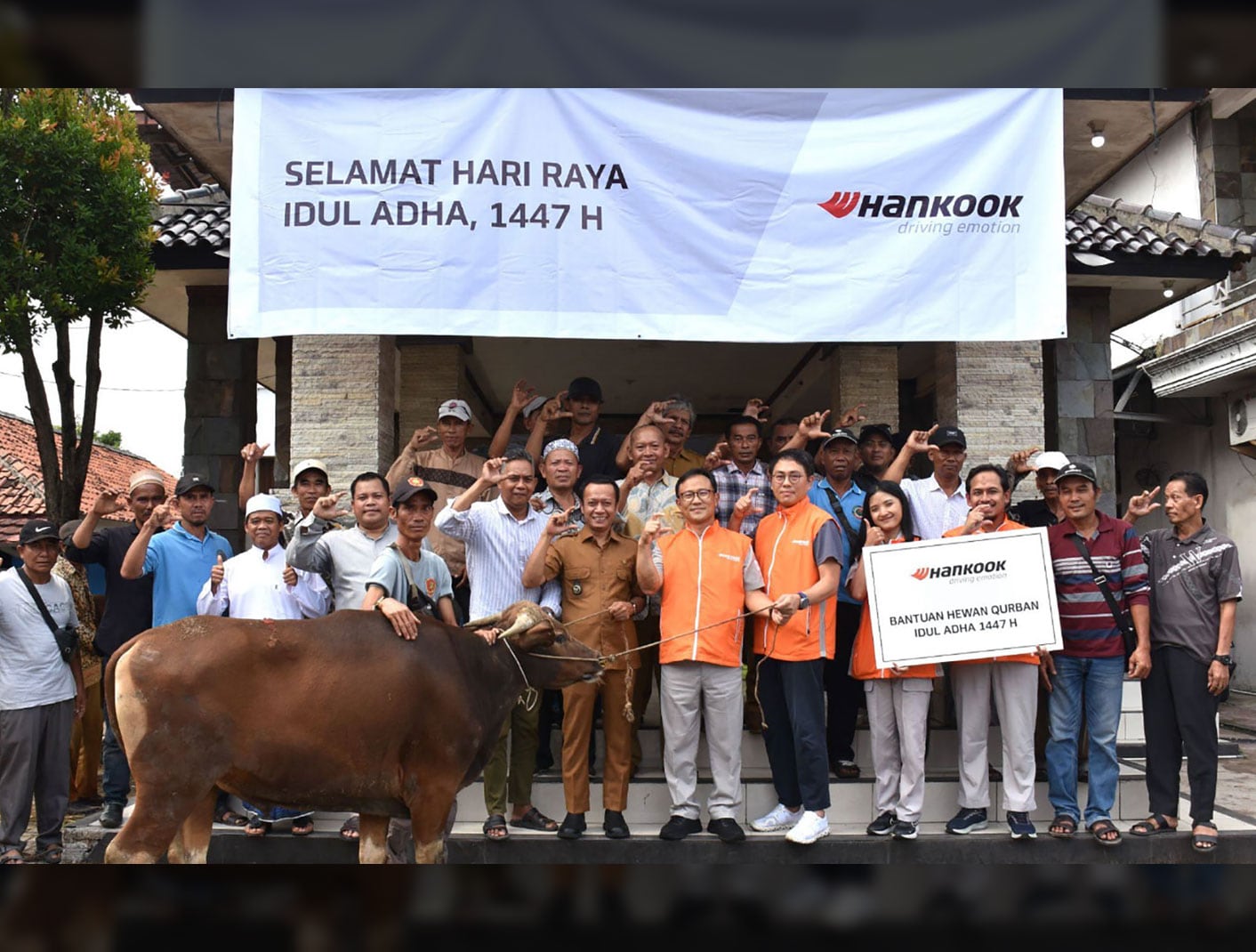 Mempererat Tali Silaturahmi, Hankook Tire Indonesia   Berbagi Hewan Kurban Jelang Idul Adha 1447 Hijriyah