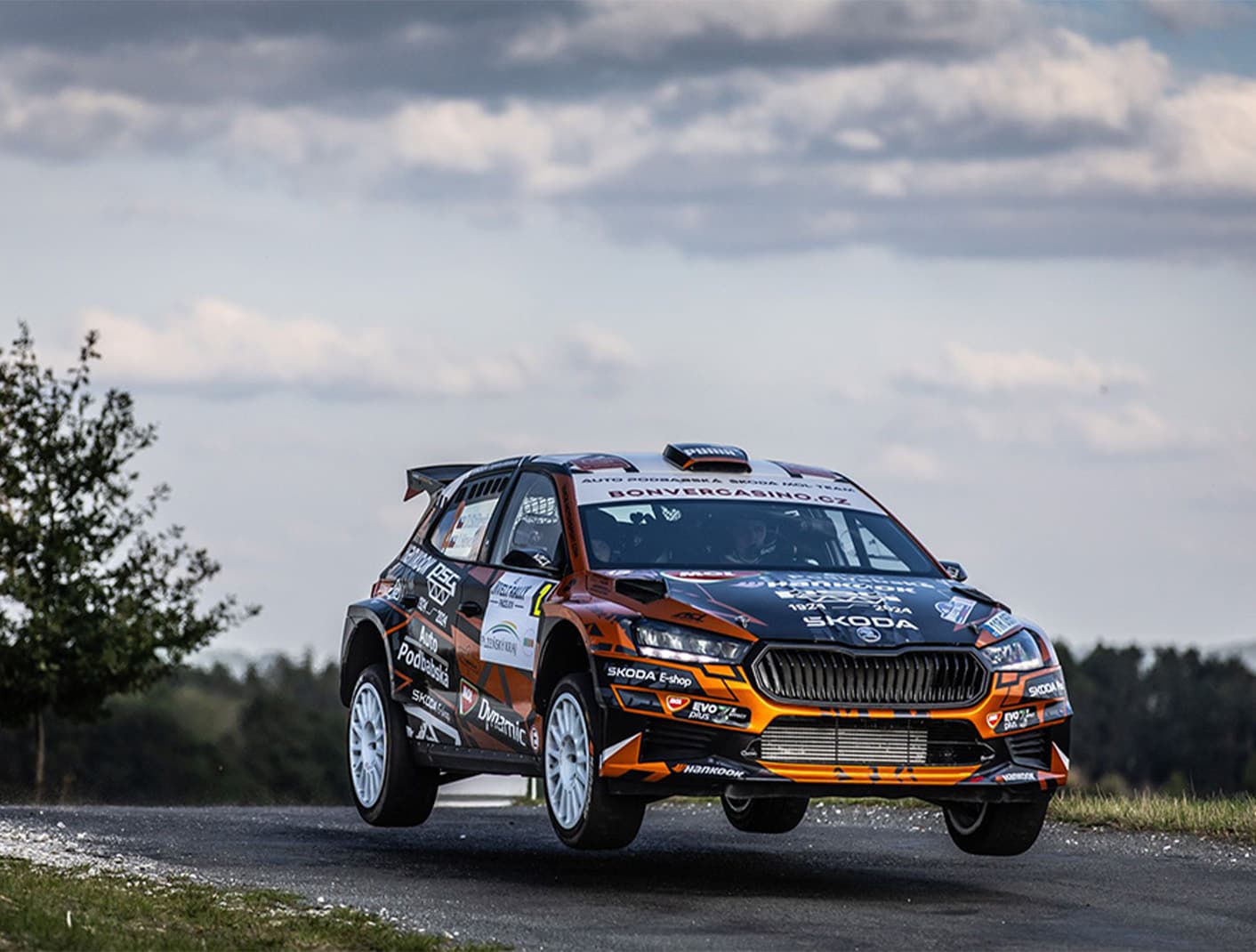 Dominik Stříteský, sponsored by Hankook Tire, clinches the 2024 Czech Rally Championship