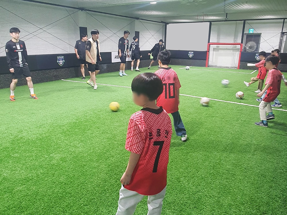 한국타이어_축구_재능기부_임직원_봉사활동