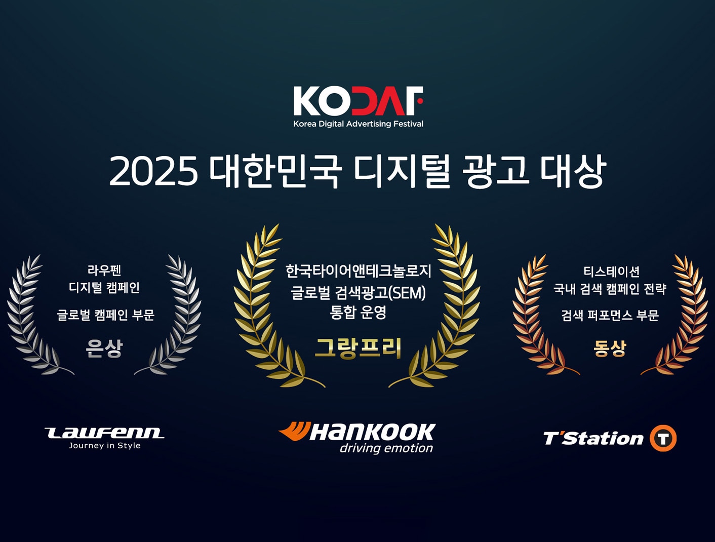 한국타이어, '2025 대한민국 디지털 광고대상' 그랑프리 등 3개 부문 수상