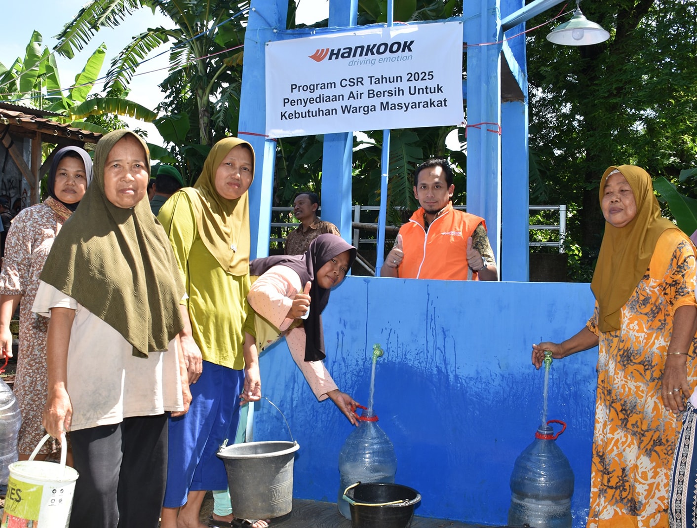 한국타이어, 인도네시아 수자원 인프라 지원 ‘워터 펌프 설치 프로젝트’ 마무리