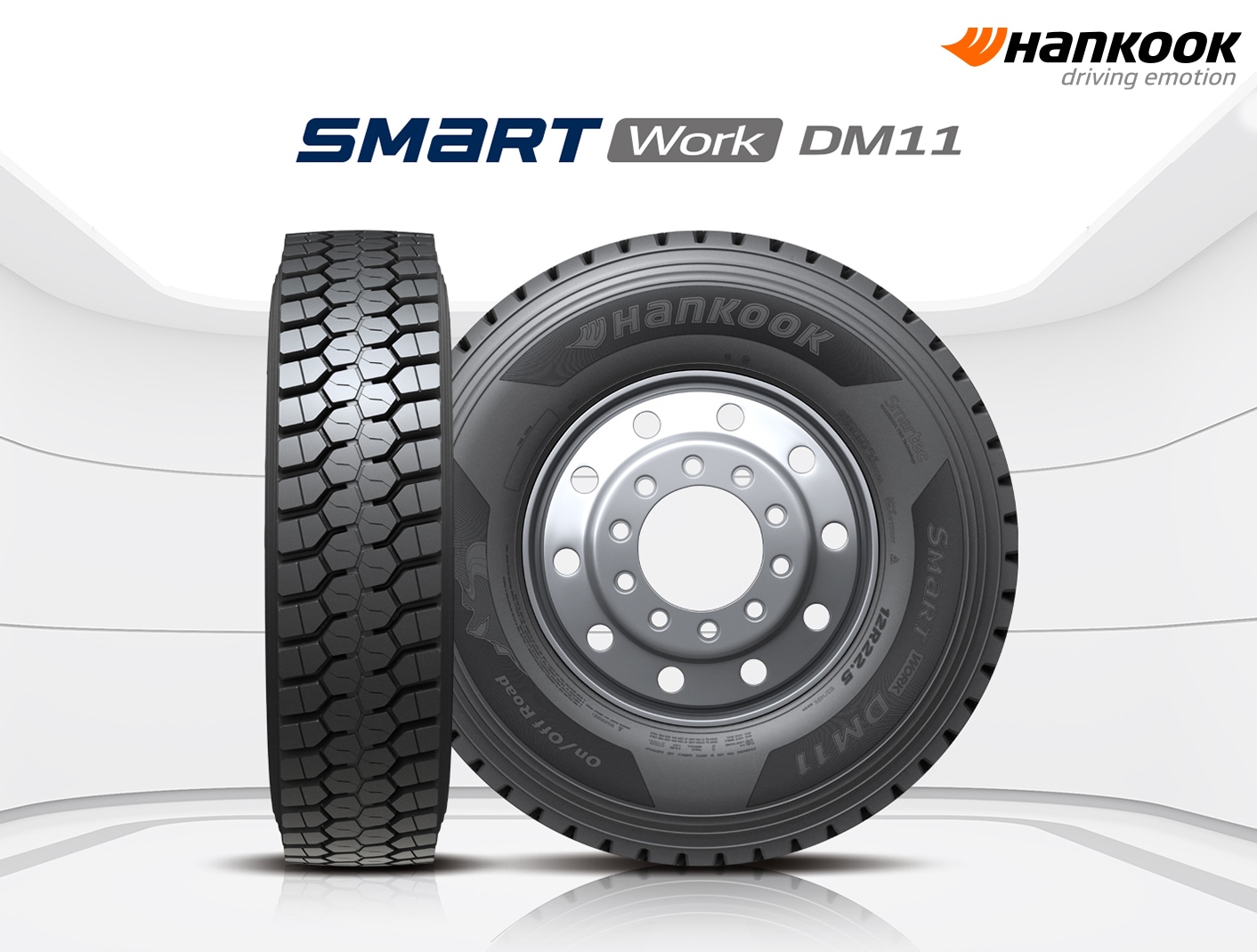 한국타이어, 프리미엄 덤프트럭용 타이어 '스마트워크 DM11' 출시