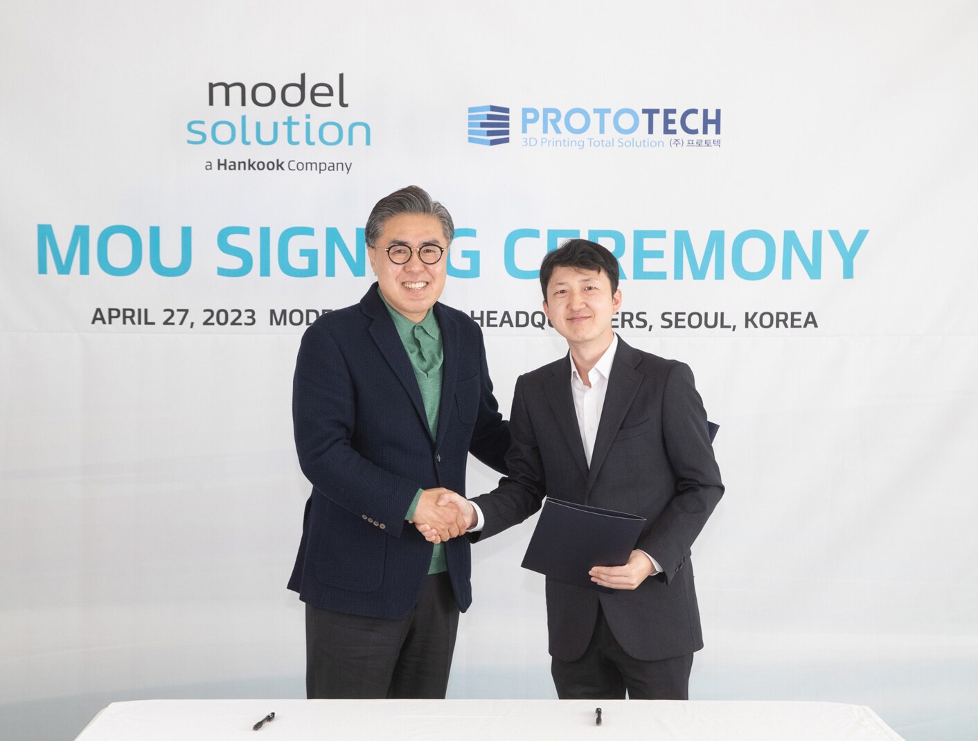 Model Solution firma un MOU con la empresa de impresión 3D PROTOTECH