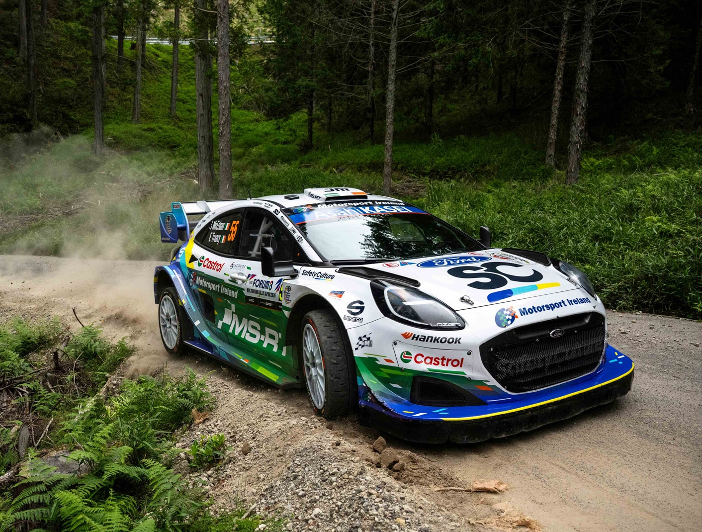 Ventus de Hankook demuestra un rendimiento excepcional y consistente durante el WRC FORUM8 Rally Japón frente a las cambiantes condiciones del recorrido.