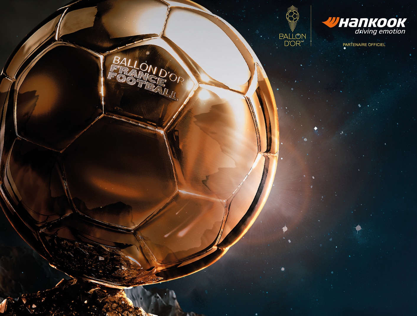 Premium partnership: Hankook is an official sponsor of the Ballon dʼOr™