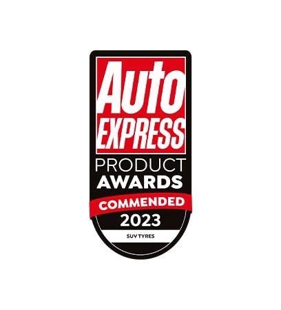 Siglă Câștigătorului premiilor Auto Express pentru produsele anului 2023
