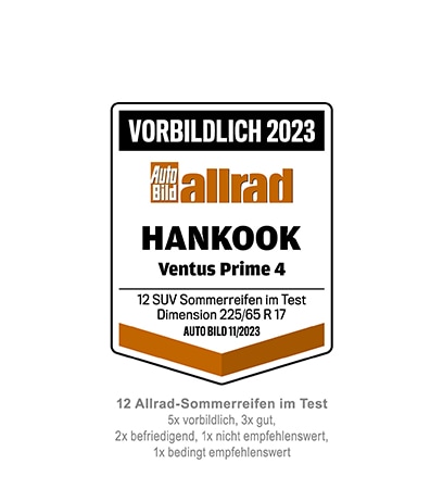 Prime4 Ventus | Tire - Hankook Ventus Deutschland k135