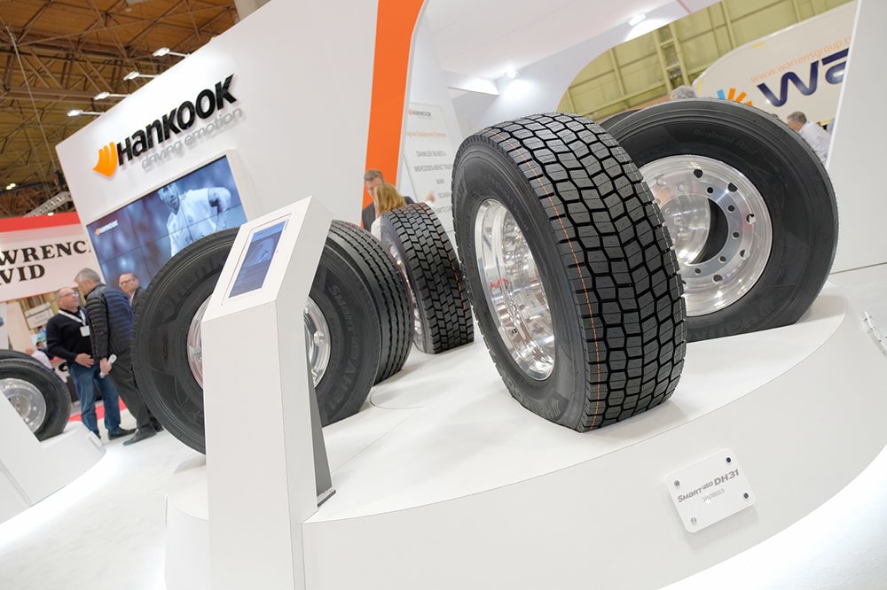 韩泰在2021年商用车展上展示新的商用轮胎解决方案