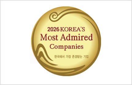 Most 13 admired company in Korea