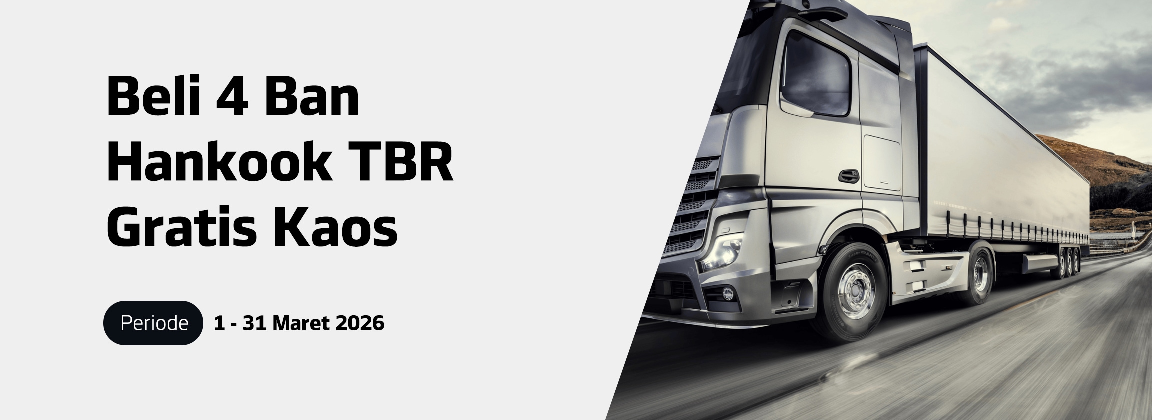 Beli 4 Ban Hankook TBR Gratis Kaos