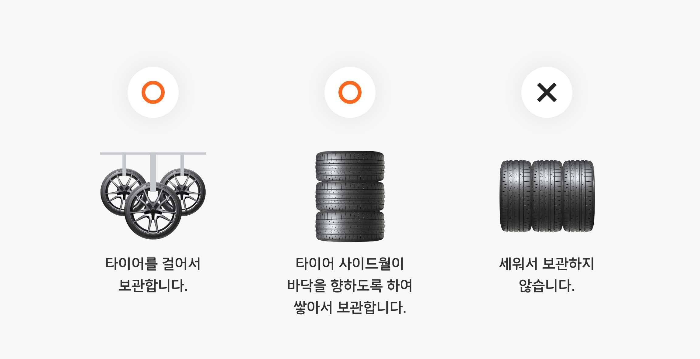 Hankook Tire & Technology-Help & Support-Tire Care Guide-Storage-Store with a Wheel