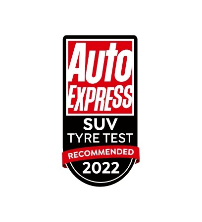 Siglă Recomandată ca urmare a testării Auto Express pentru anvelope SUV 2021