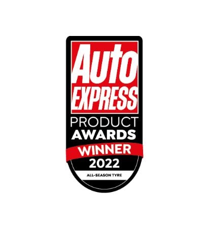 Siglă Câștigătorului premiilor Auto Express pentru produsele anului 2022