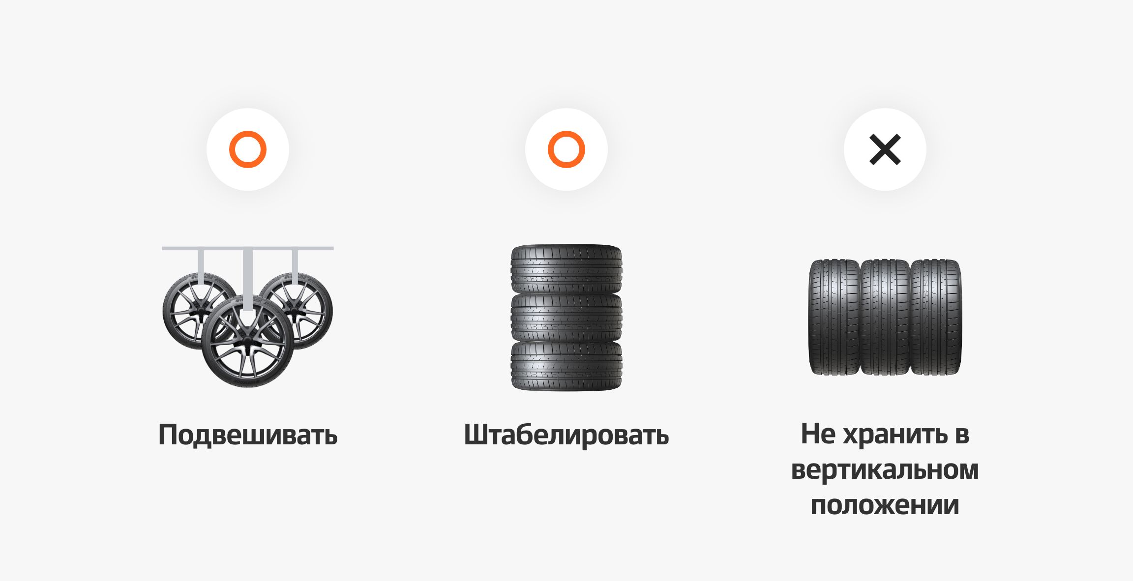 Hankook Tire & Technology-Help & Support-Tire Care Guide-Storage-Store with a Wheel