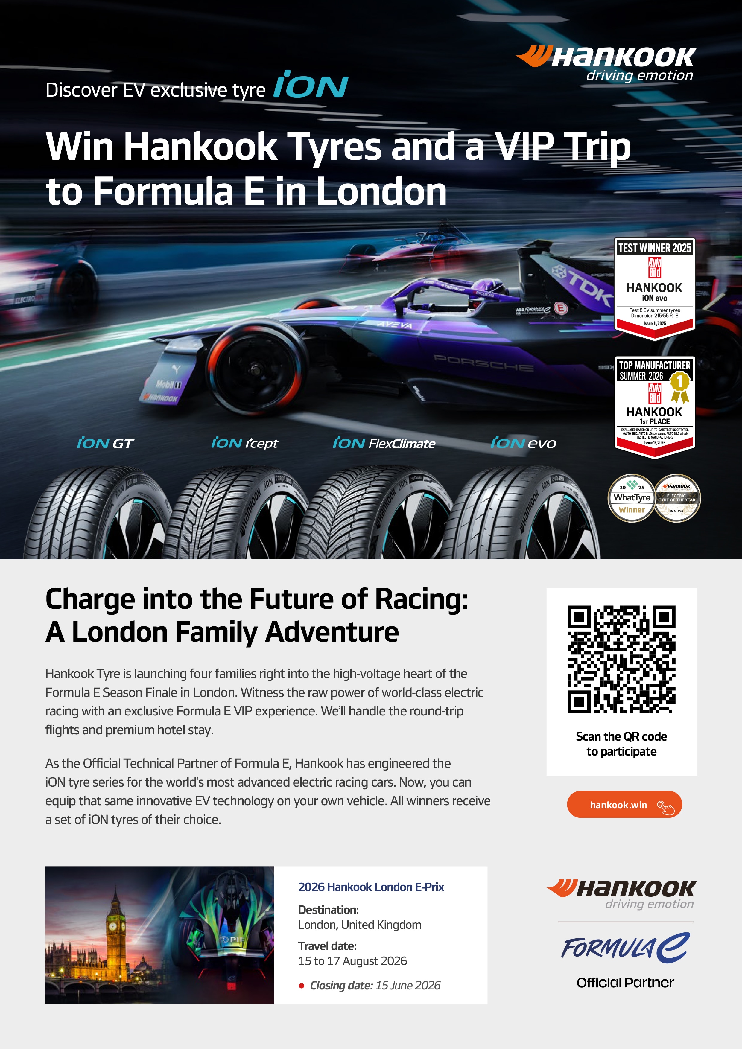 Win a VIP Trip to Formula E