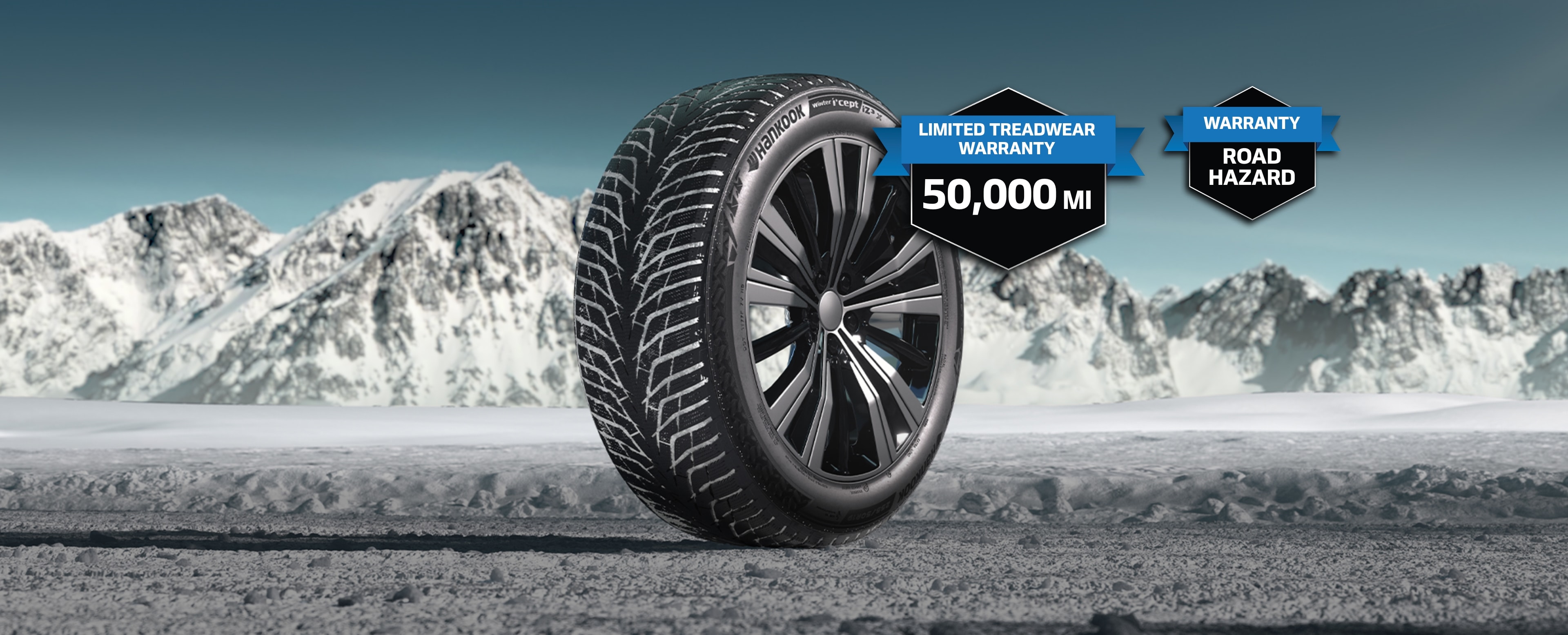 Hankook Tire & Technology-Tires-Winter I Cept-Winter I Cept IZ2-W616-Optimized directional pattern design for maximum studless safety even in the harshest winter conditions