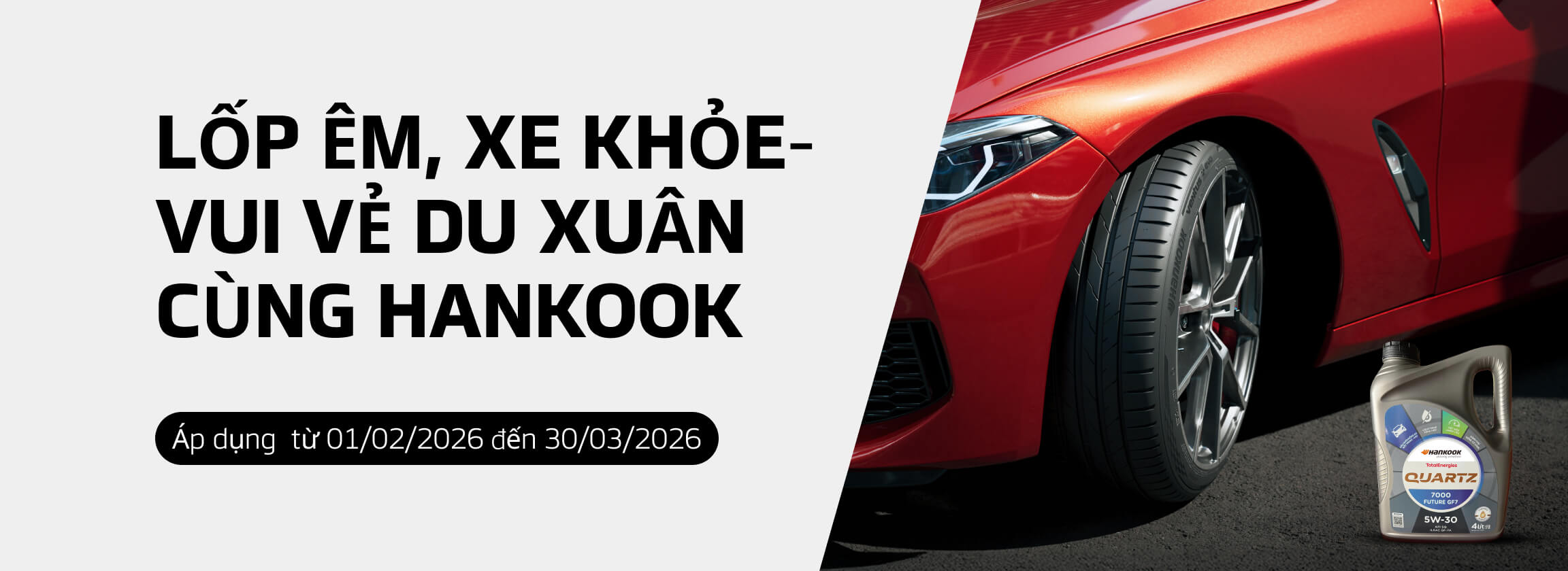 LỐP ÊM, XE KHỎE – VUI VẺ DU XUÂN CÙNG HANKOOK 
