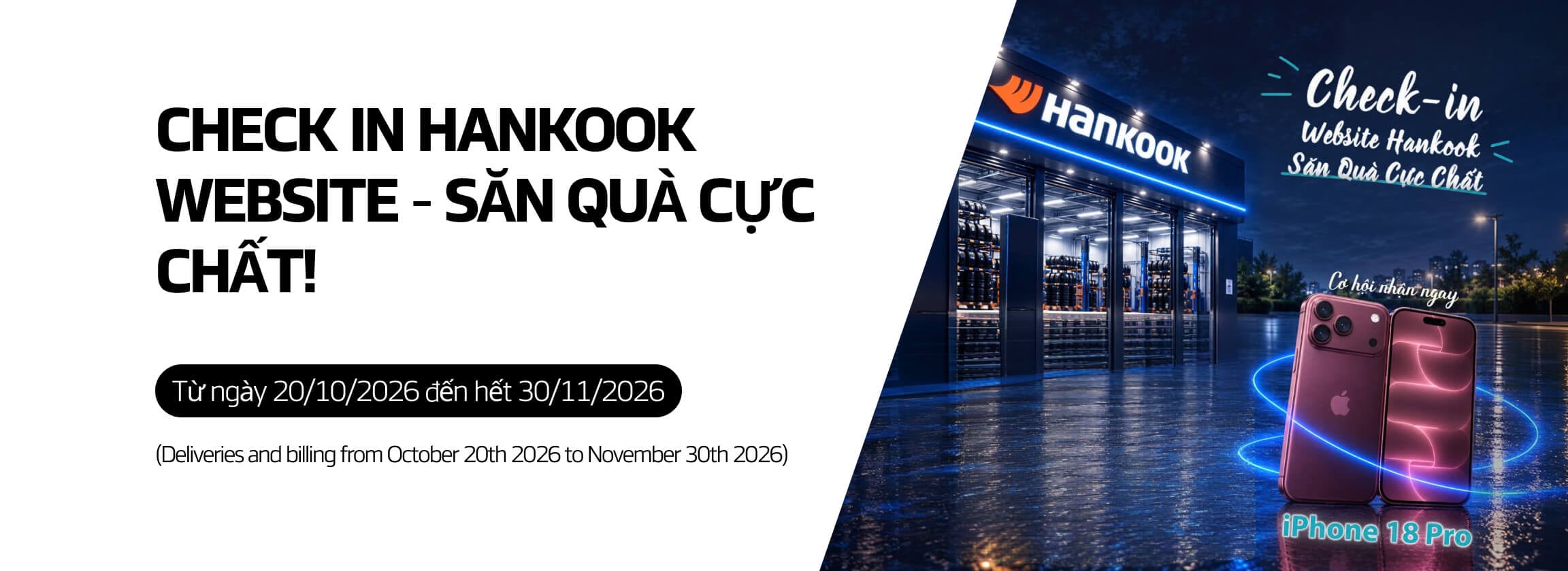CHECK IN HANKOOK WEBSITE – SĂN QUÀ CỰC CHẤT!